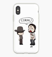 The Walking Dead, Coral meme illustration iPhone Case