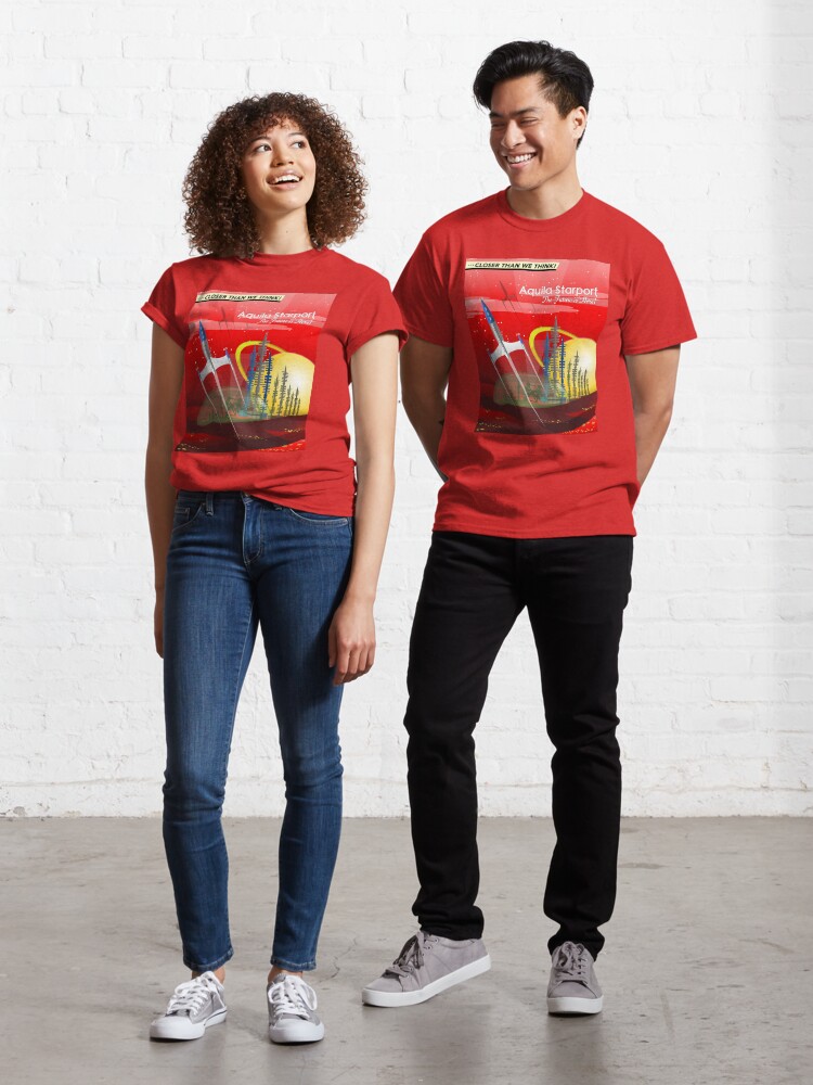 Thumbnail 1 of 7, Classic T-Shirt, Mars Colony - Red Eye designed and sold by Charles Davenport.