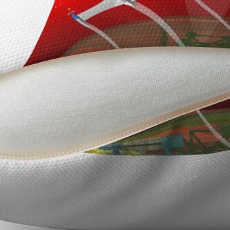Alternate view of Mars Colony - Red Eye Throw Pillow