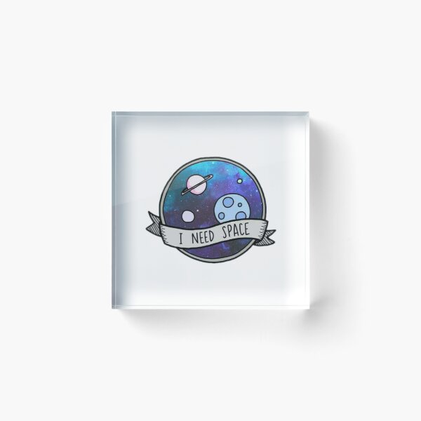 Item preview, I need space designed and sold by Sticker Central.