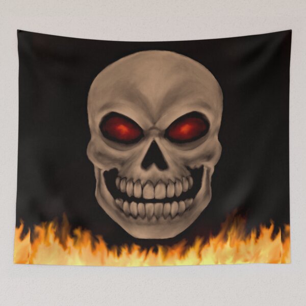 Item preview, Evil Human Skull  designed and sold by MidnightRain.