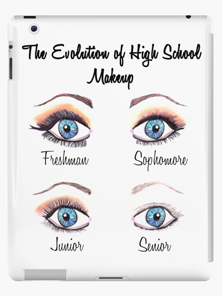 Funda y vinilo para iPad «Evolución del maquillaje de la escuela secundaria»  de dumonddesigns | Redbubble