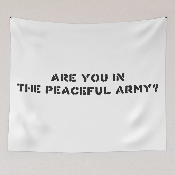 Item preview, The Peaceful Army designed and sold by rocknrollsoul.