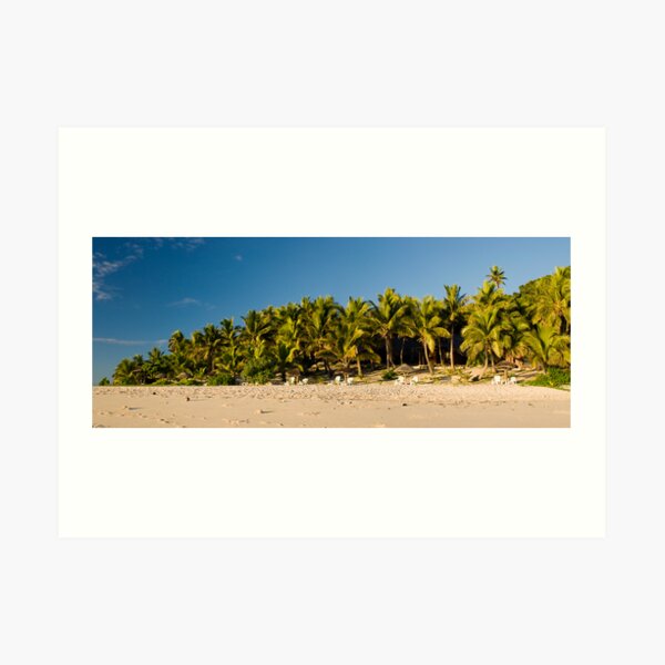 Matamanoa Island. Art Print