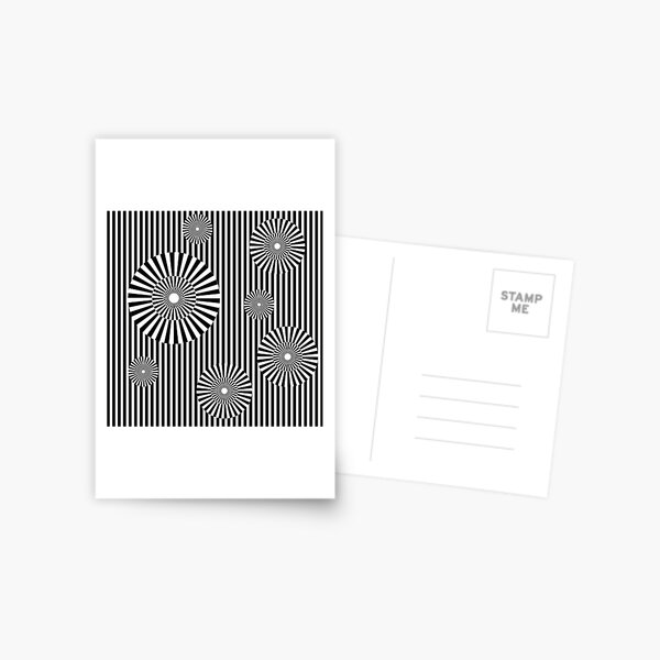MOVING CIRCLES (BLACK) Postal