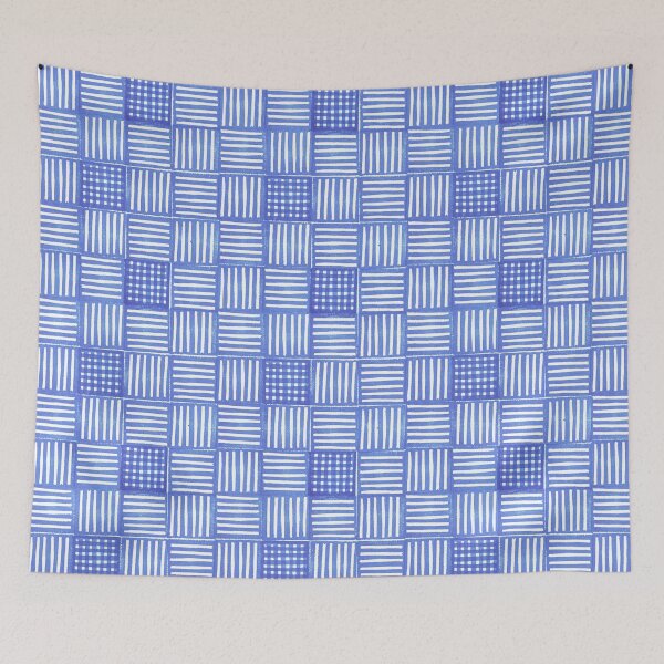 Item preview, Printed Square and Stripes 3 designed and sold by Rebekah Melville.