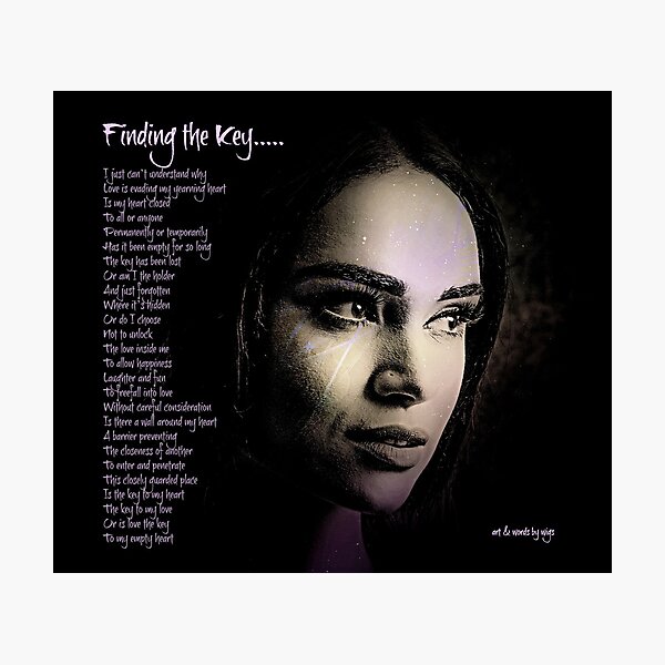 Finding the key.... Photographic Print