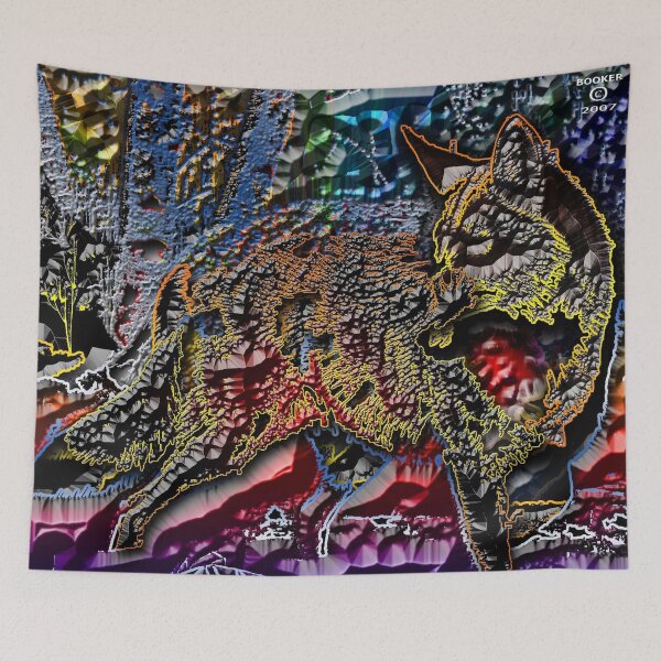 Item preview, untitled(the wolf of BLACKenstadt) designed and sold by THE MIGHTY BOOKMAKER.