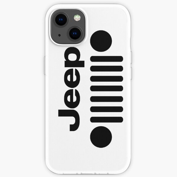 Cas de téléphone Jeep Grill blanc Coque souple iPhone