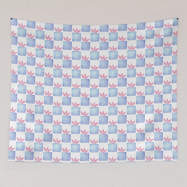 Item preview, Printed Squares and Stripes 5 designed and sold by Rebekah Melville.