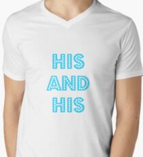 His and His Men's V-Neck T-Shirt