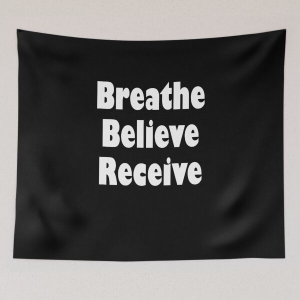 Item preview, Breathe Believe Receive V2 designed and sold by TeeTimeGuys.