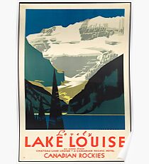Vintage Travel Poster: Lake Louise Poster