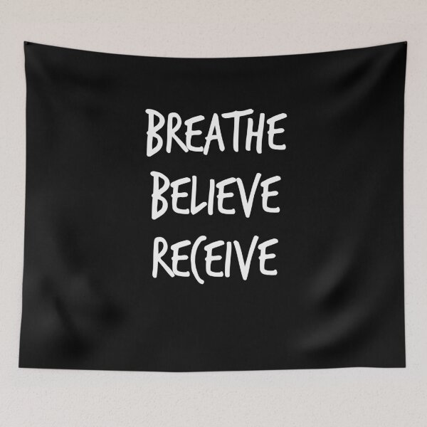Item preview, Breathe Believe Receive V4 designed and sold by TeeTimeGuys.