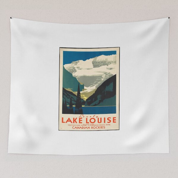 Item preview, Vintage Travel Poster: Lake Louise designed and sold by Vintage Vibes.
