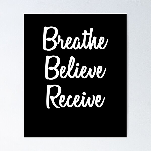 Item preview, Breathe Believe Receive V5 designed and sold by TeeTimeGuys.