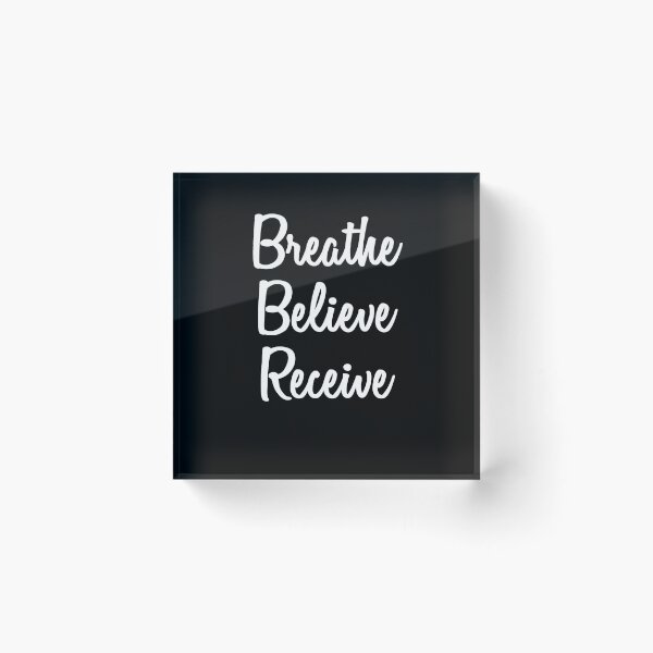 Item preview, Breathe Believe Receive V5 designed and sold by TeeTimeGuys.