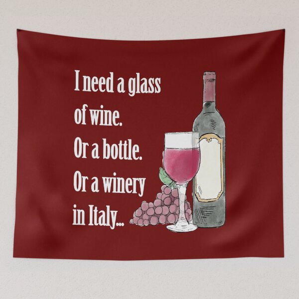 Item preview, I Need Glass Wine Funny Quote Best Seller Awesome Gift for Wine Lovers Travelers Party Birthday Occasion designed and sold by MagnaSpes.