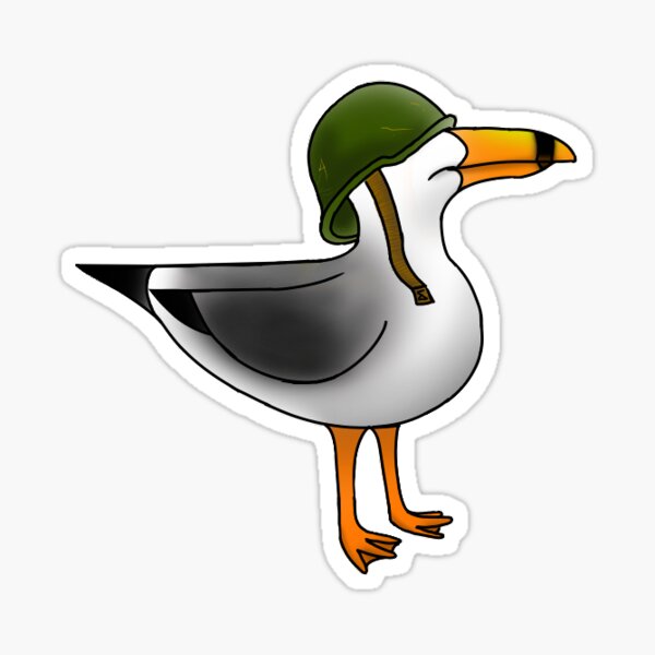 Aperçu de l'œuvre Soldat Mouette créée et vendue par Broken-font.
