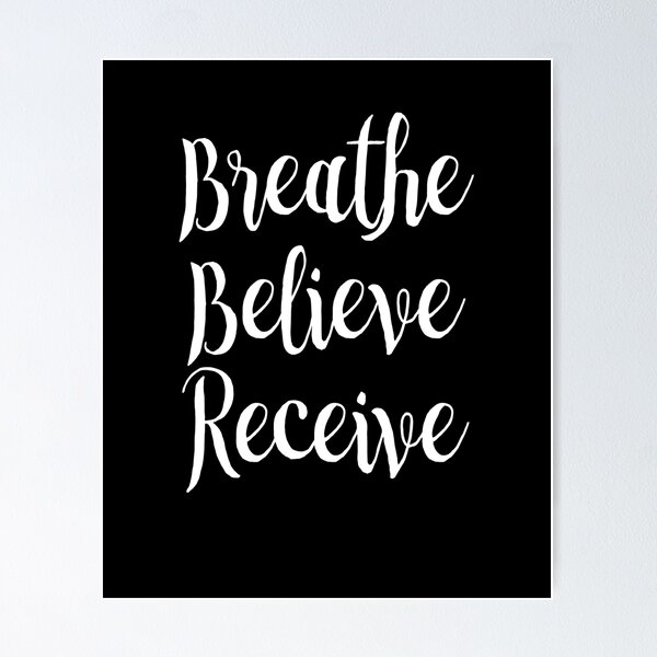 Item preview, Breathe Believe Receive V6 designed and sold by TeeTimeGuys.