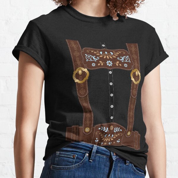 Lederhosen Oktoberfest German Halloween Costume Classic T-Shirt