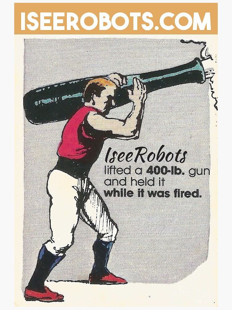 Believe It Or Not IseeRobots Lifted A 400 Pound Cannon! by IseeRobots