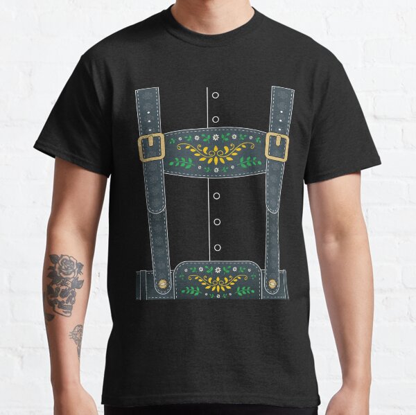 Lederhosen Oktoberfest German Culture Halloween Costume Classic T-Shirt