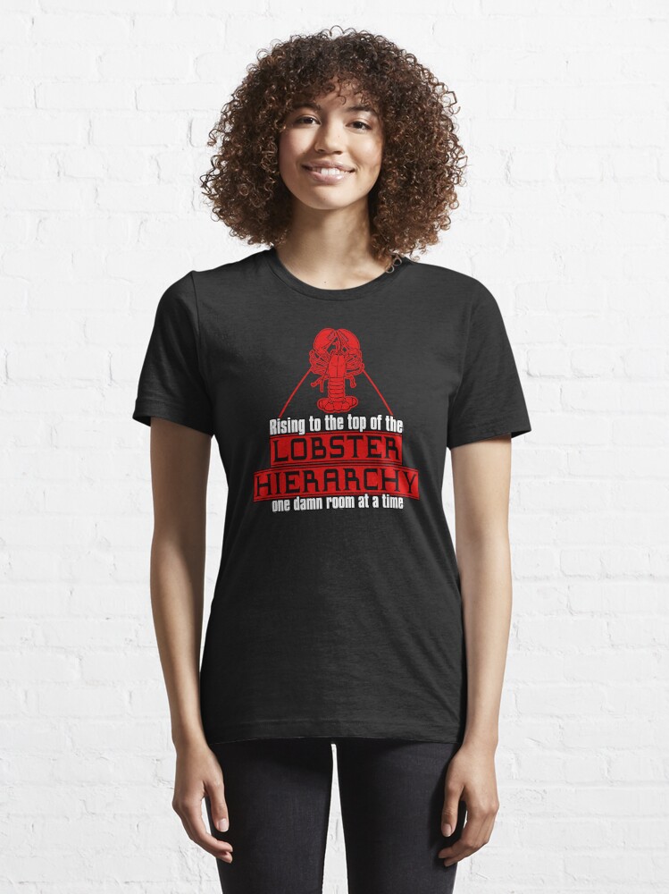 Thumbnail 6 of 7, Essential T-Shirt, Lobster Hierarchy. Jordan Peterson designed and sold by Karina2017.