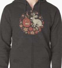 Halloween Friends | Autumn Palette Zipped Hoodie