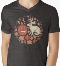 Halloween Friends | Autumn Palette Men's V-Neck T-Shirt