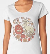 Halloween Friends | Autumn Palette Women's Premium T-Shirt