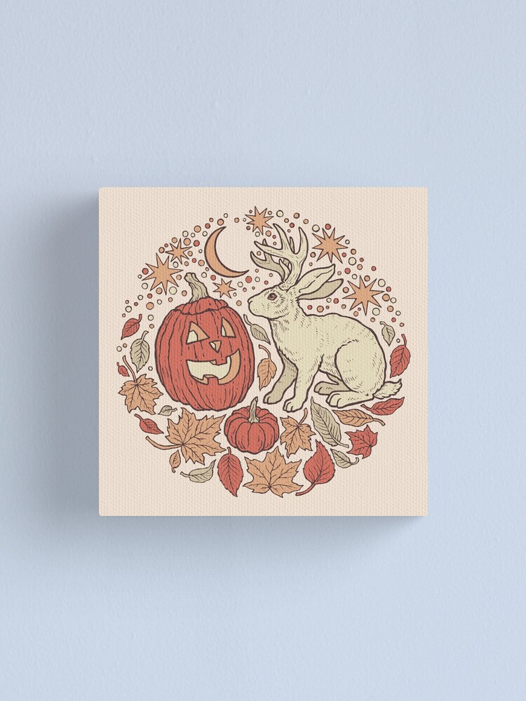 Alternate view of Halloween Friends | Autumn Palette Canvas Print