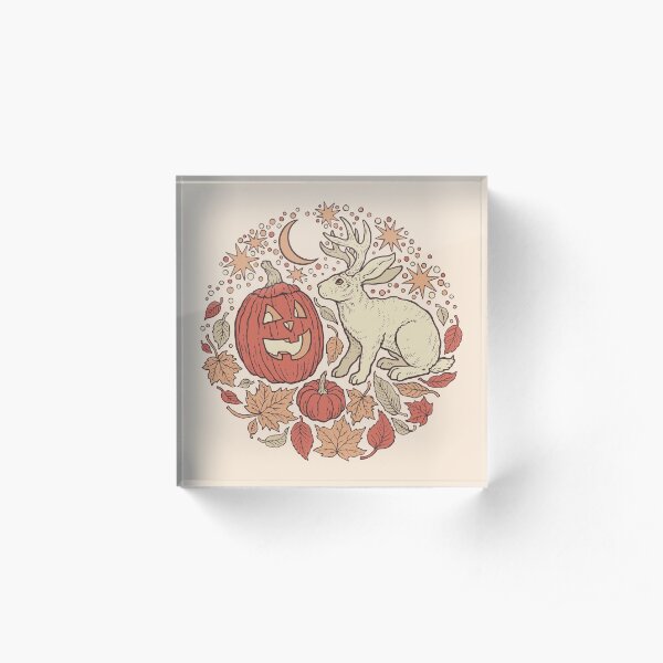 Halloween Friends | Autumn Palette Acrylic Block