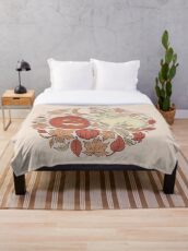 Halloween Friends | Autumn Palette Throw Blanket