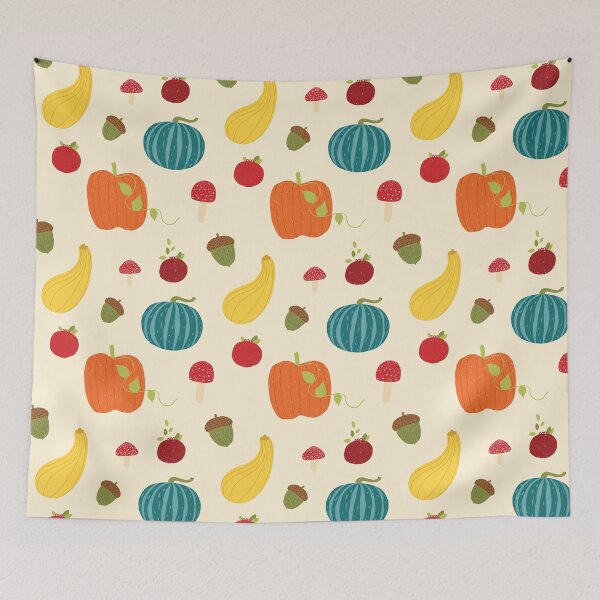 Item preview, Autumn Farmer's Market Pattern designed and sold by oneprettyprint.