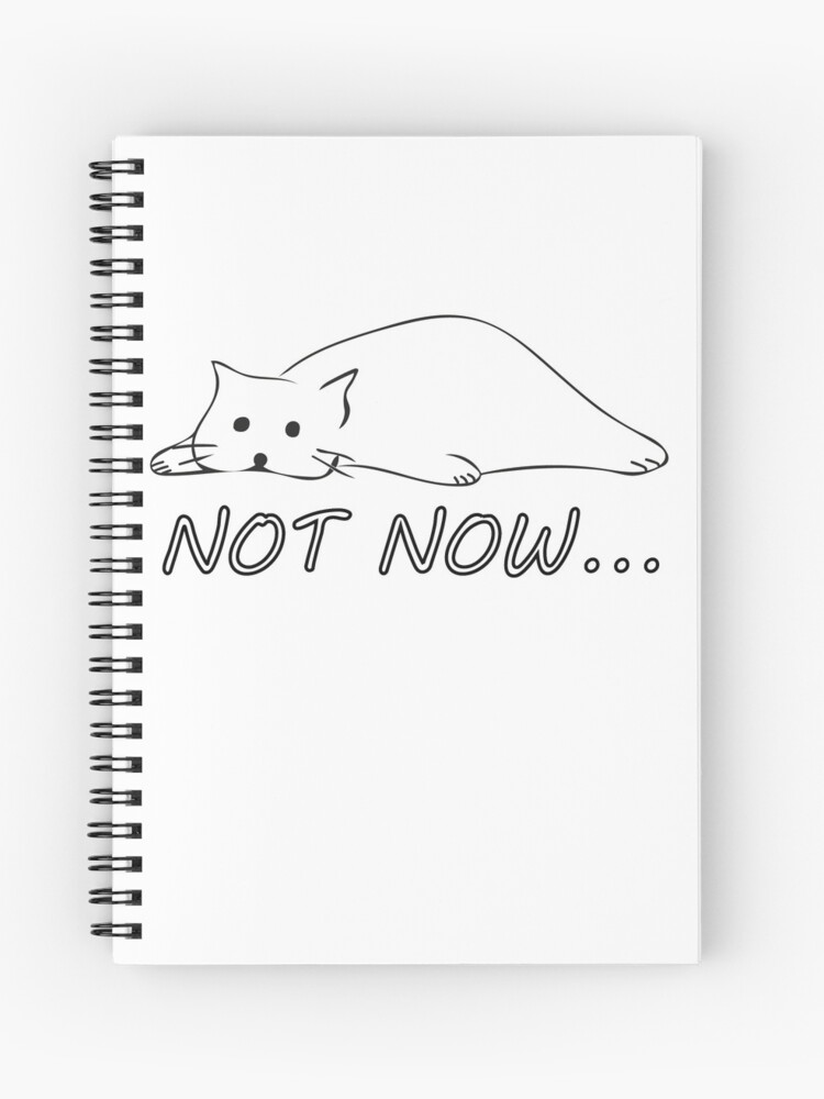 Not Now Darling Cats Funny Kitty Sad Face Cat Procrastination
