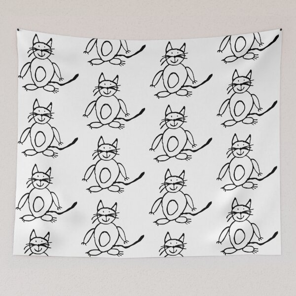 Item preview, Cat drawing designed and sold by m0311.