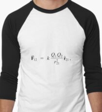 In physics, Gauss's law, also known as Gauss's flux theorem, is a law relating the distribution of electric charge to the resulting electric field Men's Baseball ¾ T-Shirt