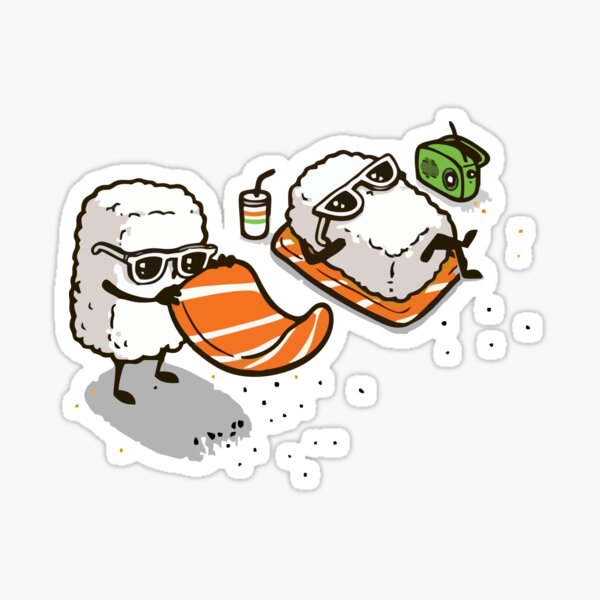 Item preview, sushi on the beach designed and sold by Pride Art.