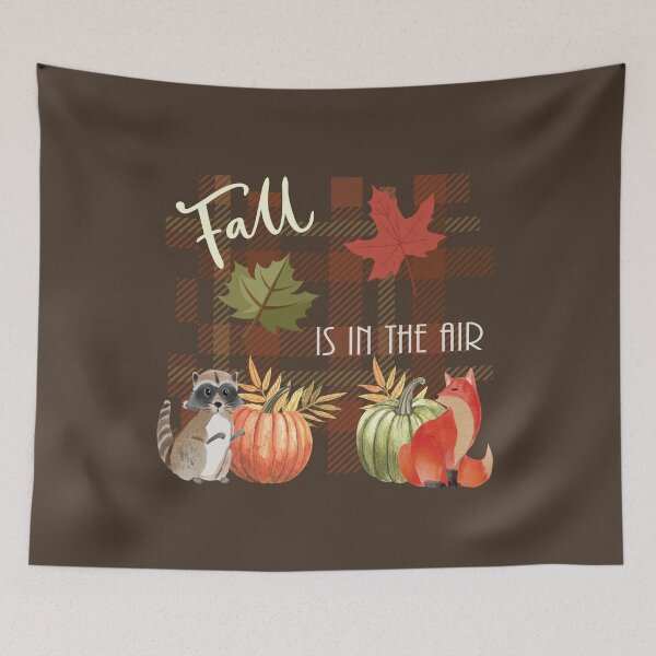 Item preview, AUTUMN FALL WILDLIFE ANIMALS - FALL IS IN THE AIR designed and sold by Jecolds.