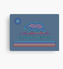 California Striped Bear Canvas Print