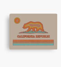 California Striped Bear Canvas Print