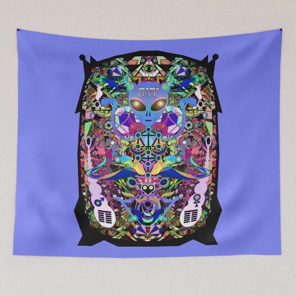 Item preview, Alien Intervention and the Evolution of Mankind 2346 designed and sold by MARTYMAGUS1.
