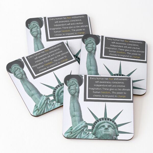 Item preview, Statue Quotation (Stephen Covey) designed and sold by Rachel Jeffrey.