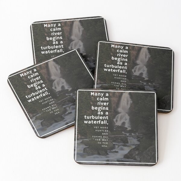 Item preview, Waterfall Quotation (Mikhail Lermontov) designed and sold by Rachel Jeffrey.