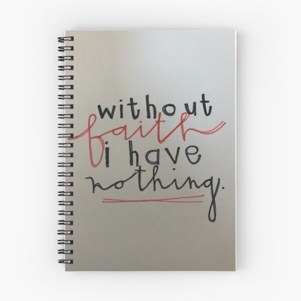 Item preview, nothing without faith.  designed and sold by classicn.