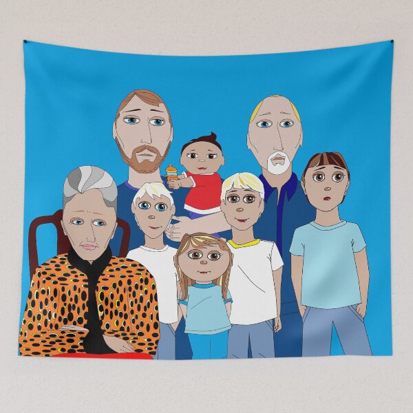 Item preview, The Matriarch and her Son, Grandson and Great-Grandchildren designed and sold by judy snyder.