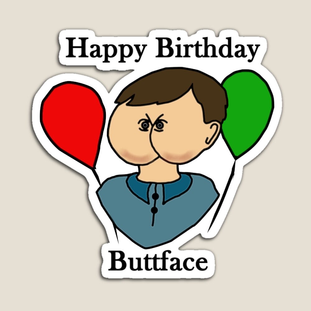 Happy Birthday Butt Stuff Funny Couples Sticker for Sale by