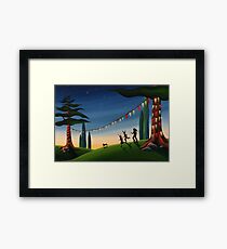 A Summery Christmas Framed Print