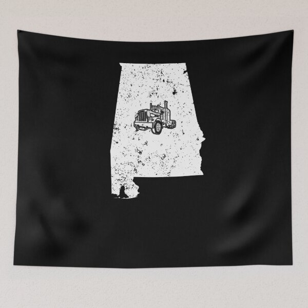 Artikelvorschau, Alabama Long Haul Trucker Shirts 18 Wheeler Trucks Shirt entworfen und verkauft von shoppzee.